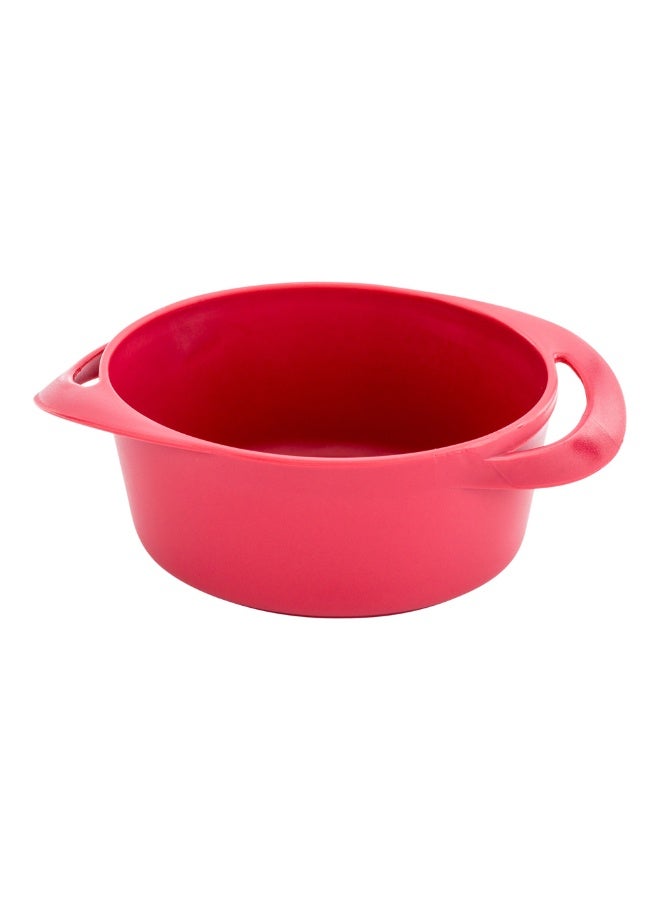 Restaurantware 3 Ounce Mini Serving Dishes, 100 Disposable Mini Appetizer Dishes - Built-In Handles, Rectangle, Red Plastic Mini Casserole Dishes, Serve Snacks or Desserts - Image 1