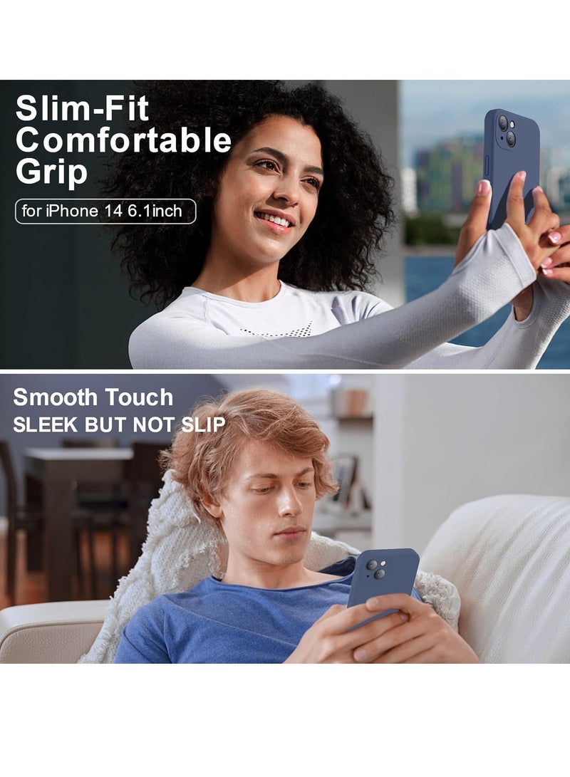 ELTRAZONE Premium Silicone Case for iPhone 14 Plus – Upgraded Protection with Camera Guard and Soft Microfiber Lining - Image 2