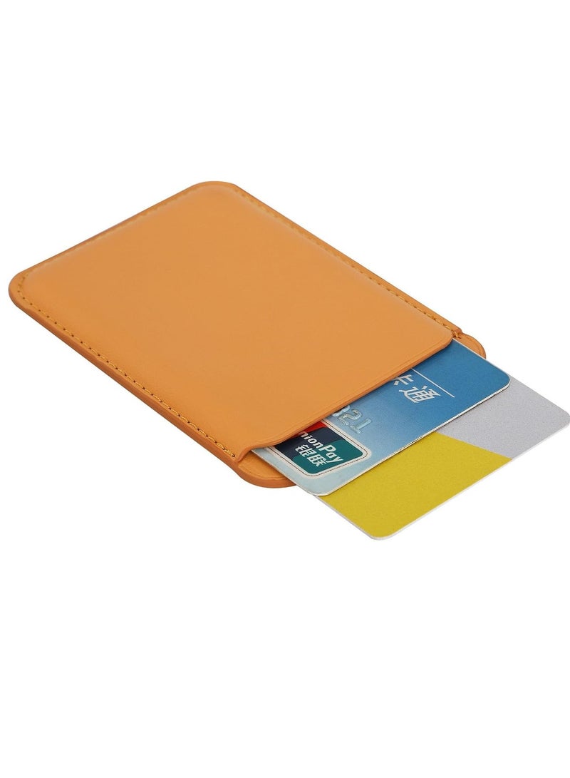 Magnetic card holder for leather credit card case for women and men, attaches to the mobile phone on the metal back 1piece - Image 3