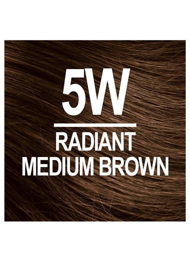 NATURTINT Permanent Hair Color 5W Radiant Medium Brown (Pack Of 1) Ammonia Free Vegan Cruelty Free Up To 100% Gray Coverage Long Lasting Results (Packaging May Vary)  - Image 2