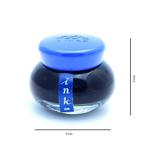 GOLD LEAF Jinhao Fountain Pen Bottled Ink Blue, 25ml Fountain Pen Bottled Blue, Non Carbon Blue Ink Bottle for All Fountain and Dip Pen - Image 3