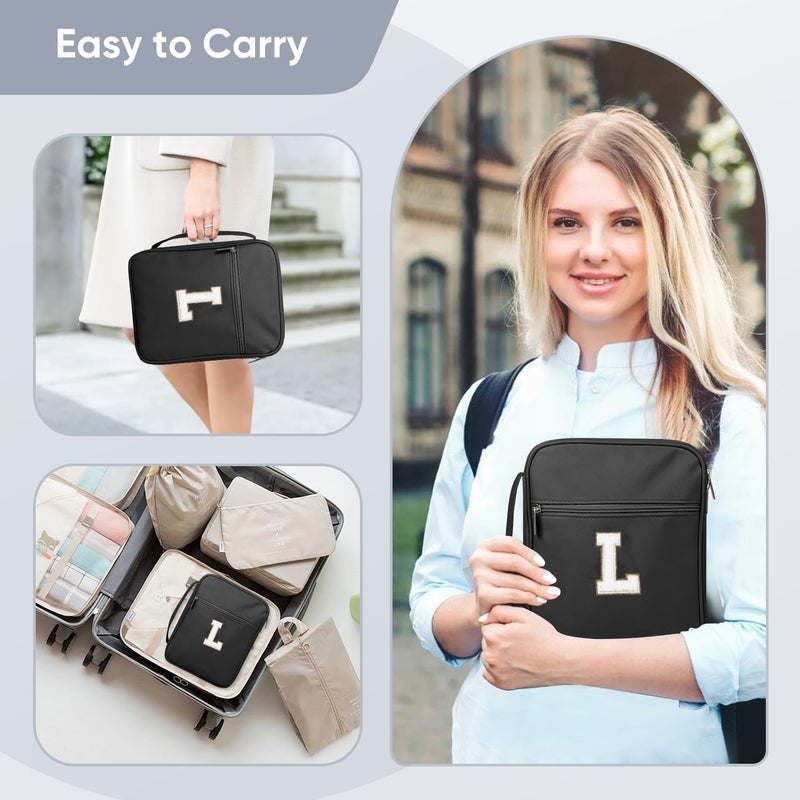 Fruobeyla Pin Display Bag, Letter PU Pin Trading Book with 8 Pages, Waterproof Enamel Pins Holder Board, Suitable as Pin Collection Display Case, L - Image 3