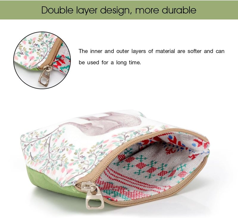 ARRIZO Women and Girls Cute Fashion Coin Purse Wallet Bag Change Pouch Key Holder - Image 4