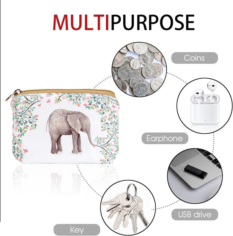 ARRIZO Women and Girls Cute Fashion Coin Purse Wallet Bag Change Pouch Key Holder - Image 3