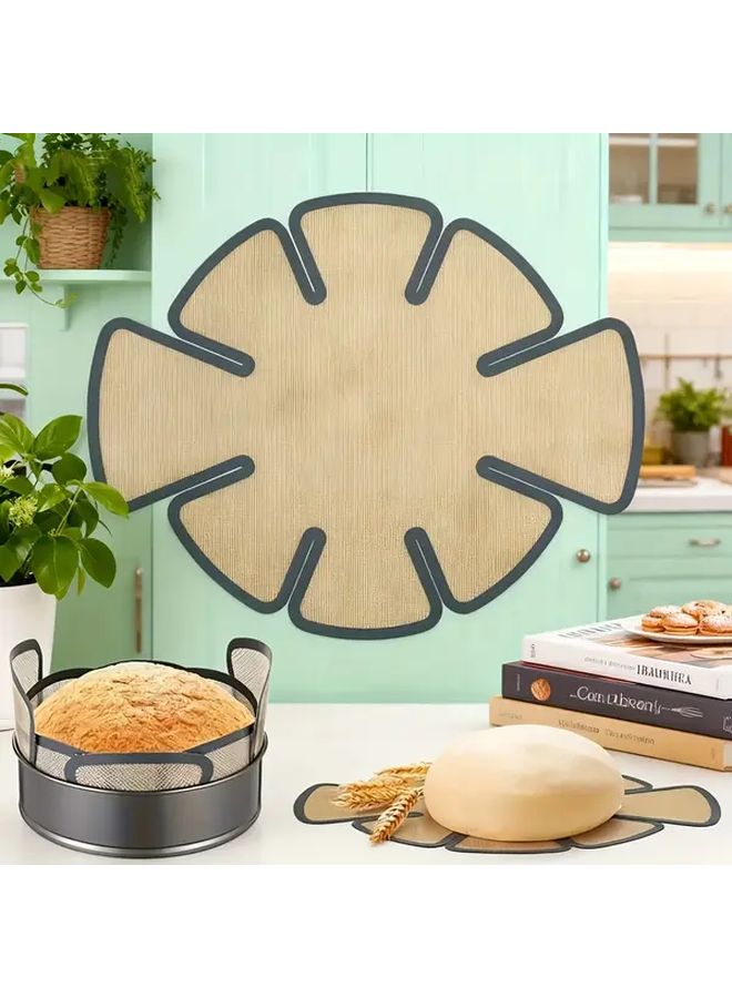 Red Silicone Baking Mat Non Stick Reusable Fits 9 5x5 Bread Molds Easy Clean - Image 1