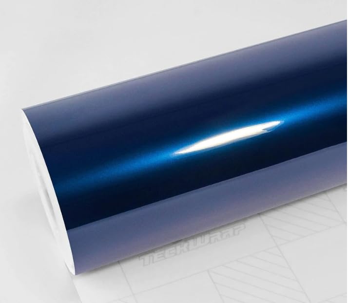 SUNBIRD Vinyl Car Wrap Sheet Roll Film Sticker Decal Waterproof Car Styling Wrap Auto Vehicle Accessories Dark Navy Blue Wrap 24x48 Inch - Image 1