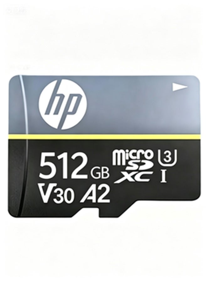 أتش بي هاي بروفايل بطاقة ذاكرة HP 512 جيجابايت V30 A2 U3 Micro SDXC TF، تصل سرعة القراءة إلى 220 ميجابايت/ثانية وسرعة الكتابة إلى 160 ميجابايت/ثانية، بطاقة Micro SD عالية السرعة مخصصة للتصوير بدقة 4K/8K باستخدام الطائرات بدون طيار، وكاميرات الحركة، وكاميرات الجيب، ومنصة ألعاب Switch، والأجهزة الرقمية - Image 2