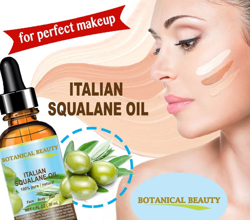 Botanical Beauty SQUALANE Italian Olive 100% Pure Natural Undiluted Oil 100% Ultra-Pure Moisturizer for Face, Skin, Body, Hair. Reliable 24/7 Skincare Protection (2 Fl Oz 60 ml) - Image 3