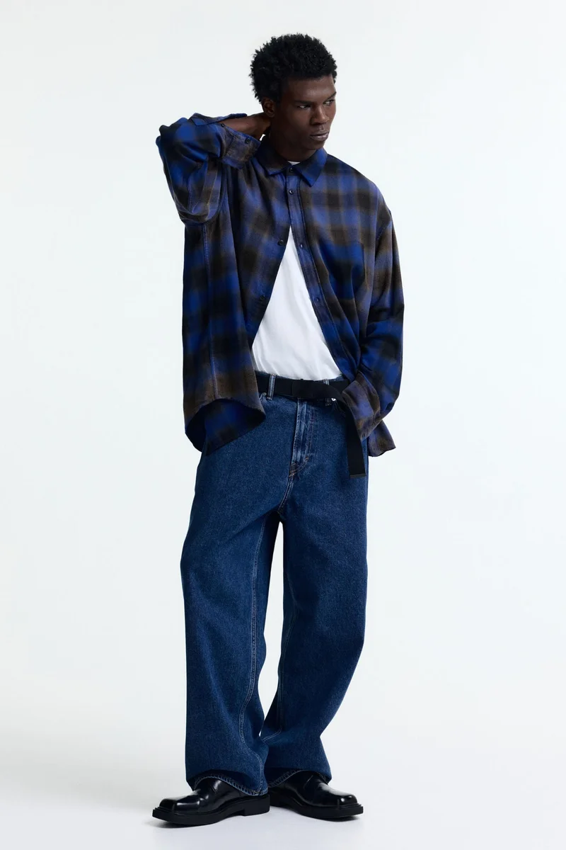 H&M Relaxed Fit Cotton-blend shirt