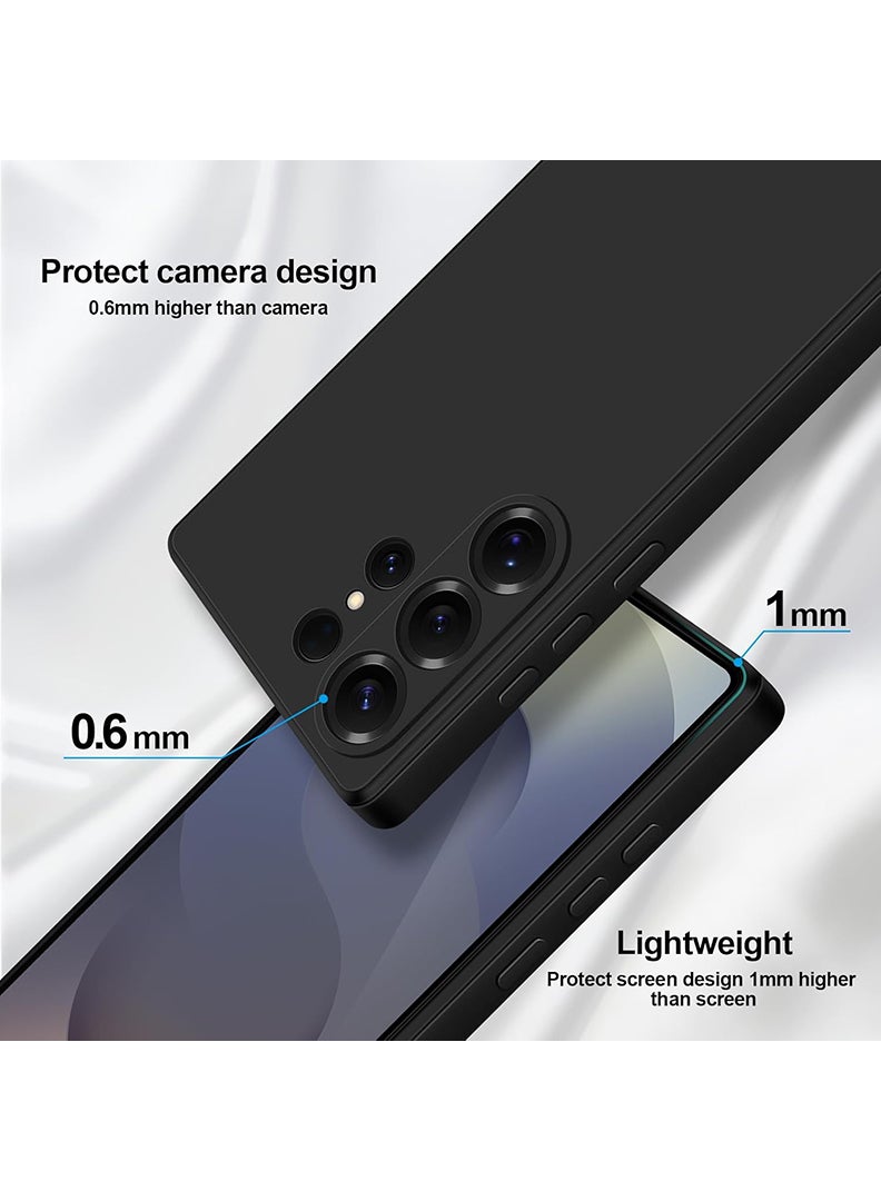 Theodor Protective Slim Fit Case Liquid Silicone Cover with Full Body Protection Anti-Scratch Shockproof Case For Samsung Galaxy S25 Ultra (Black) Labubu (1) - Image 4