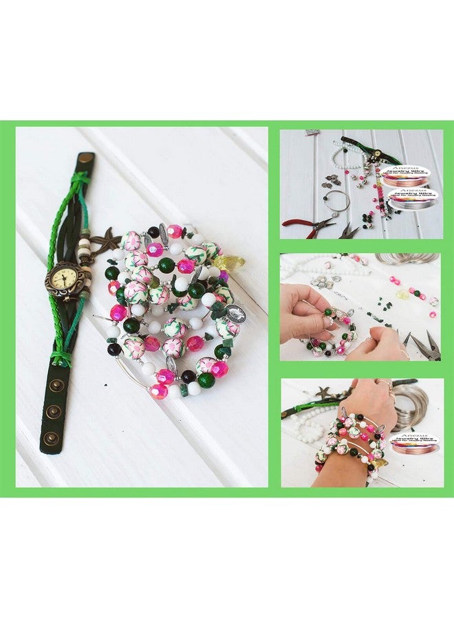 انزيوس 12 لفات من سلك المجوهرات سلك حرفي مقاوم للتشوه لمستلزمات صناعة المجوهرات - Image 5