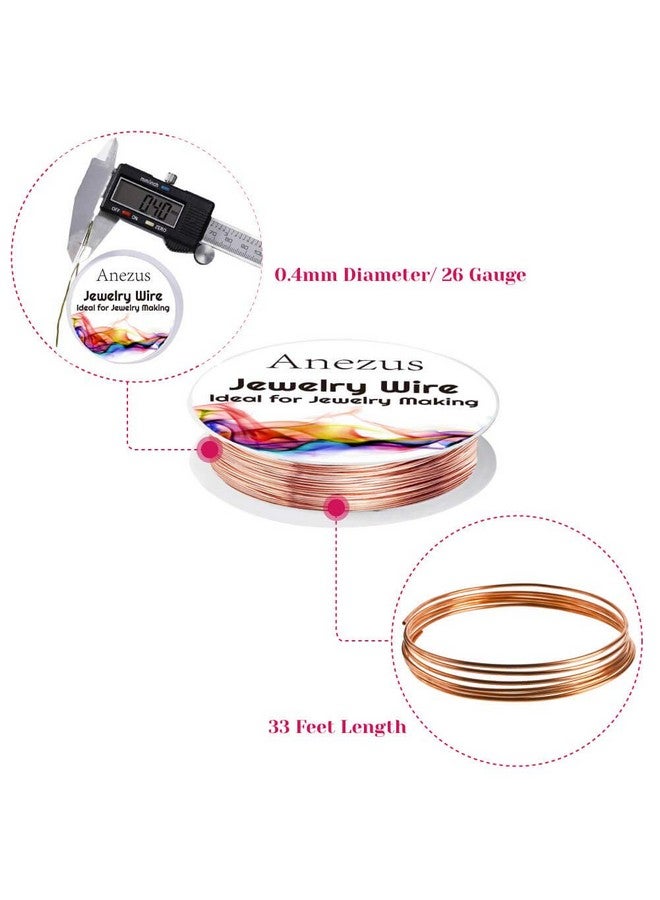 انزيوس 12 لفات من سلك المجوهرات سلك حرفي مقاوم للتشوه لمستلزمات صناعة المجوهرات - Image 3