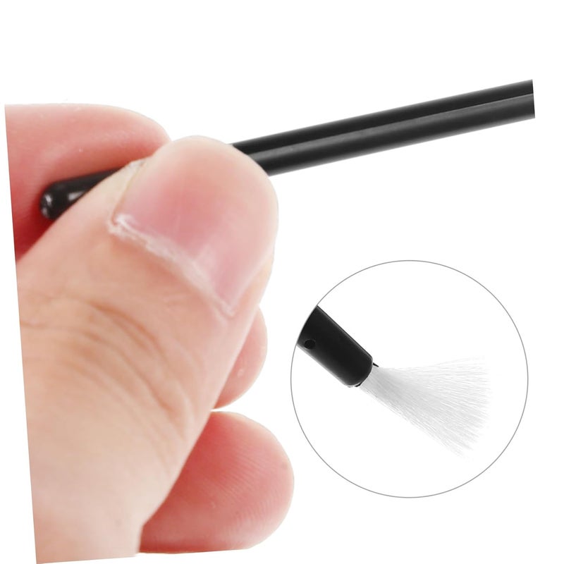 Disposable Lip Brush and Eyelash Applicators 100pcs Multi-function Lash Makeup Tools Black Portable for Lip Gloss and Nail Polish Application - Image 3
