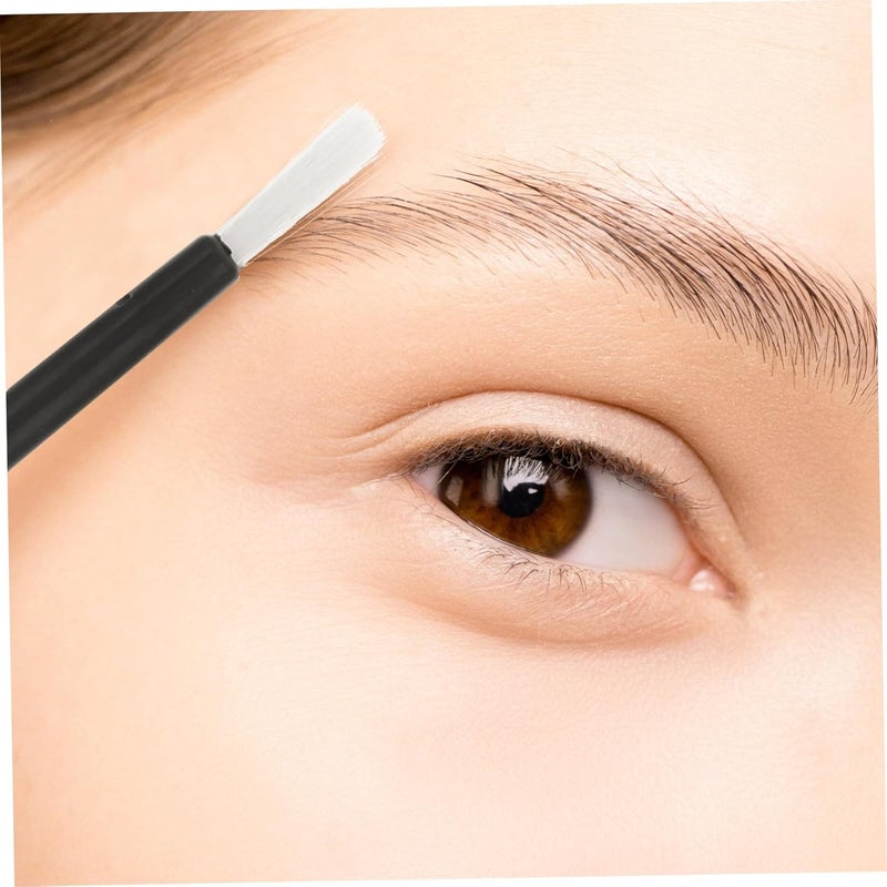 Disposable Lip Brush and Eyelash Applicators 100pcs Multi-function Lash Makeup Tools Black Portable for Lip Gloss and Nail Polish Application - Image 4
