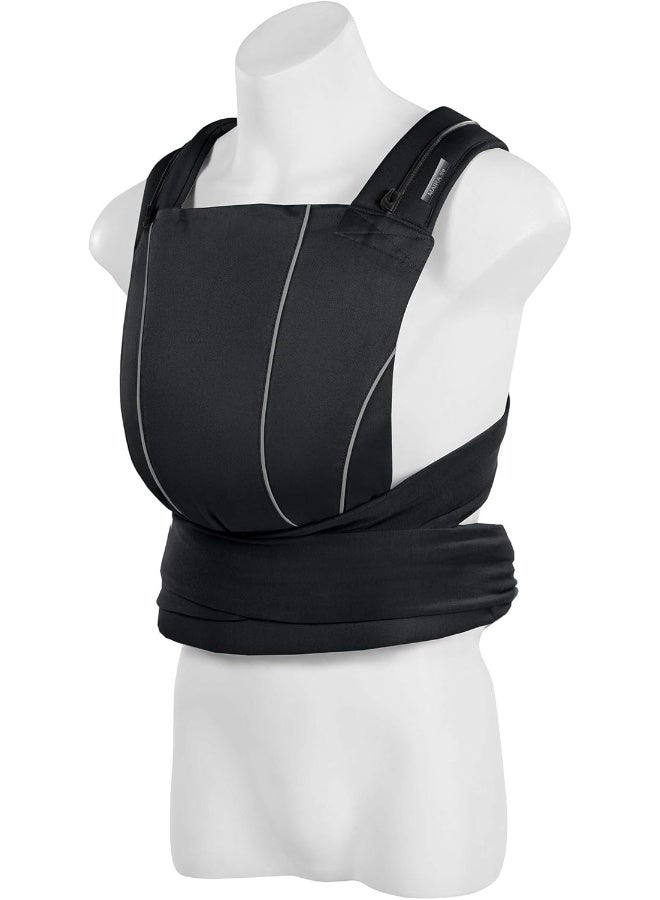 cybex حمالة الأطفال سايبكس مايرا تاي، حمالة أطفال قابلة للتعديل من حديثي الولادة حتى 33 رطلاً، لون لافاستون الأسود، مقاس واحد - Image 2