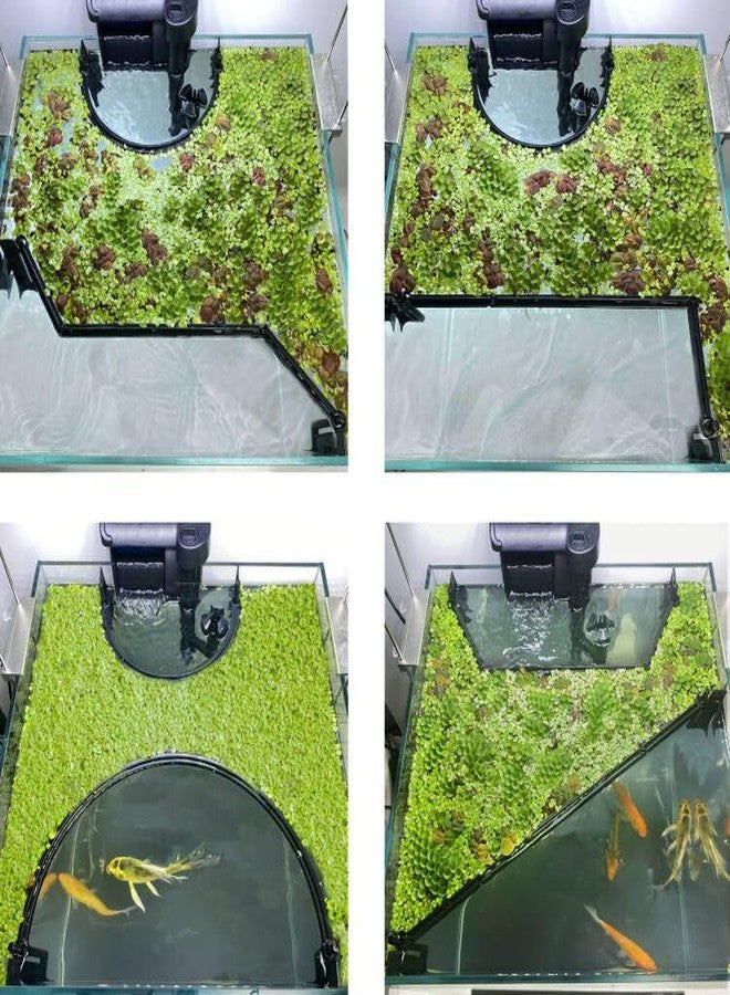 Switior Floating Plant Corral for Aquarium, Fish Tank Accessories to Protects Duckweed from Filters, Automatically Adjusts Height According to Water Level, Suitable for All Duckweed and all aquariums(Style 2) - Image 5
