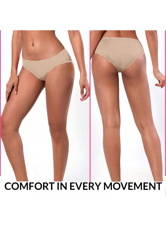SNM Apparels Cotton Underwear for Women (7-Pack Basic Mix, Medium) - Image 2