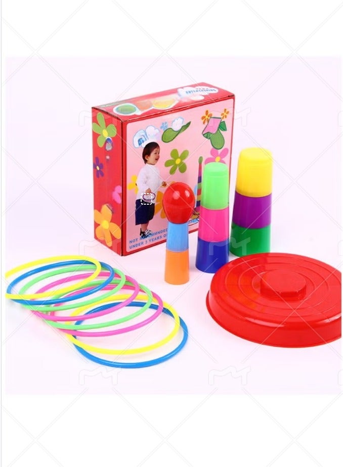 تعليمي الوالدين والطفل رمي خاتم لعبة تفاعلية - لعبة رمي متعة للأطفال والأسرة - Image 3