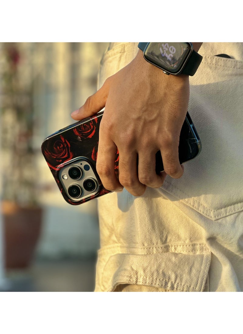 A-CASE - A-Case It's My Case Suslu Series Full Protection Case for iPhone 15 Pro Max, Slim Lightweight TPU Shockproof Cover, Precise Fit, Stylish Gift Packaging, Designed in Turkey – Flower - Image 1