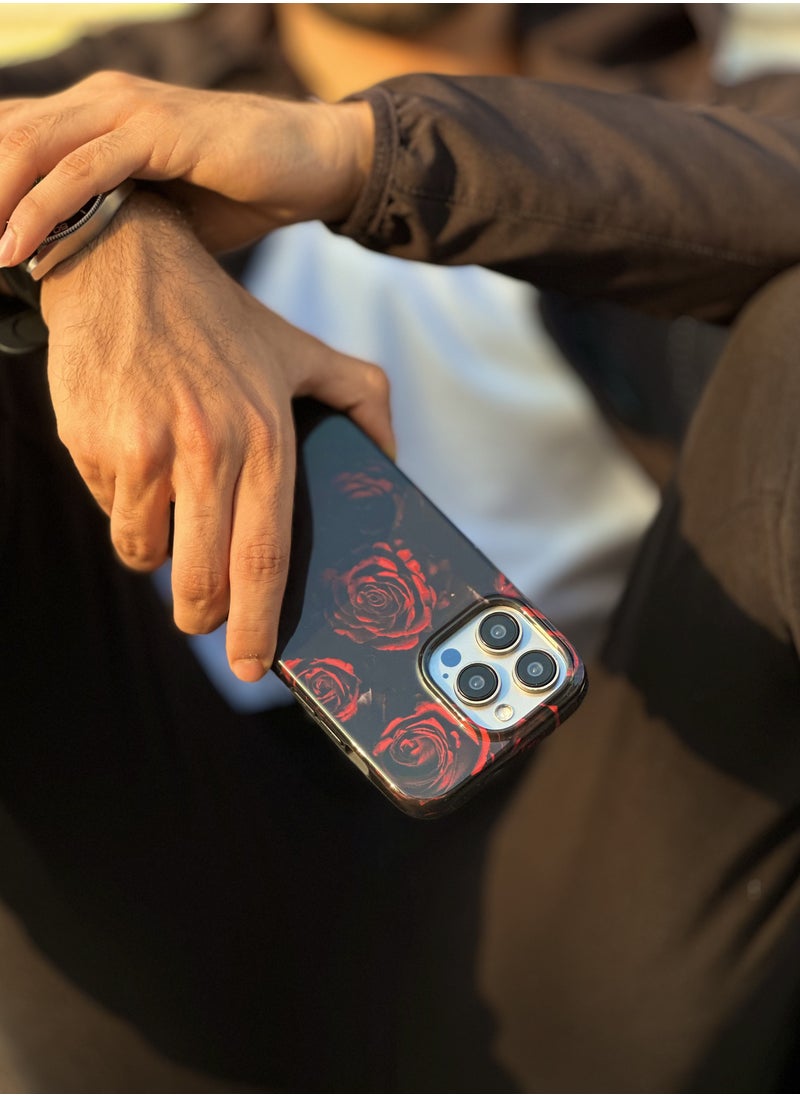 A-CASE - A-Case It's My Case Suslu Series Full Protection Case for iPhone 15 Pro Max, Slim Lightweight TPU Shockproof Cover, Precise Fit, Stylish Gift Packaging, Designed in Turkey – Flower - Image 1