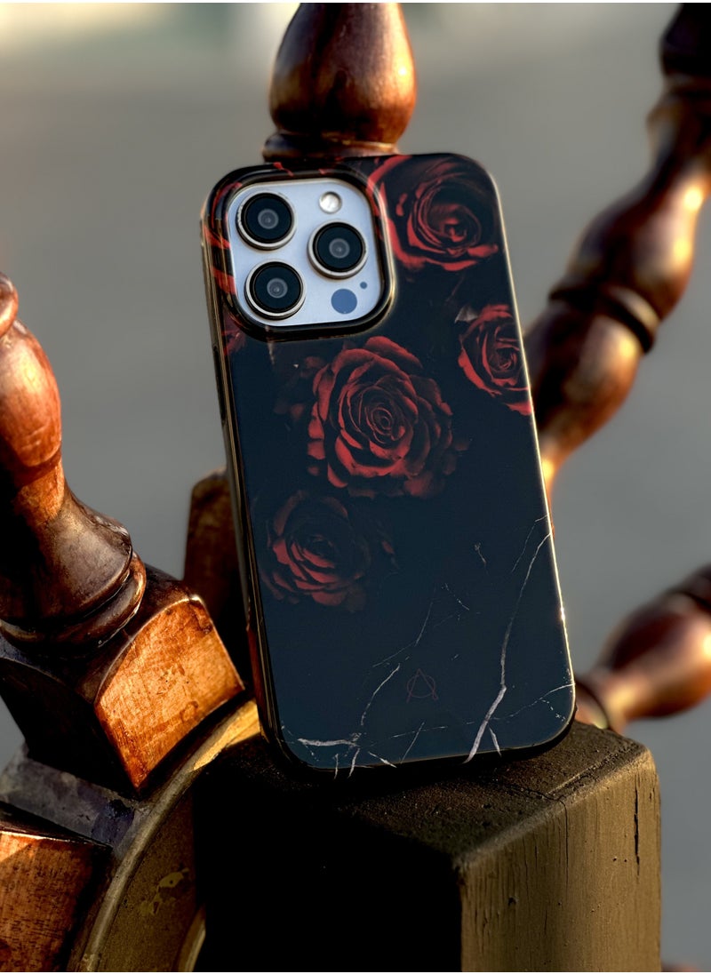 A-CASE - A-Case It's My Case Suslu Series Full Protection Case for iPhone 15 Pro Max, Slim Lightweight TPU Shockproof Cover, Precise Fit, Stylish Gift Packaging, Designed in Turkey – Flower - Image 1