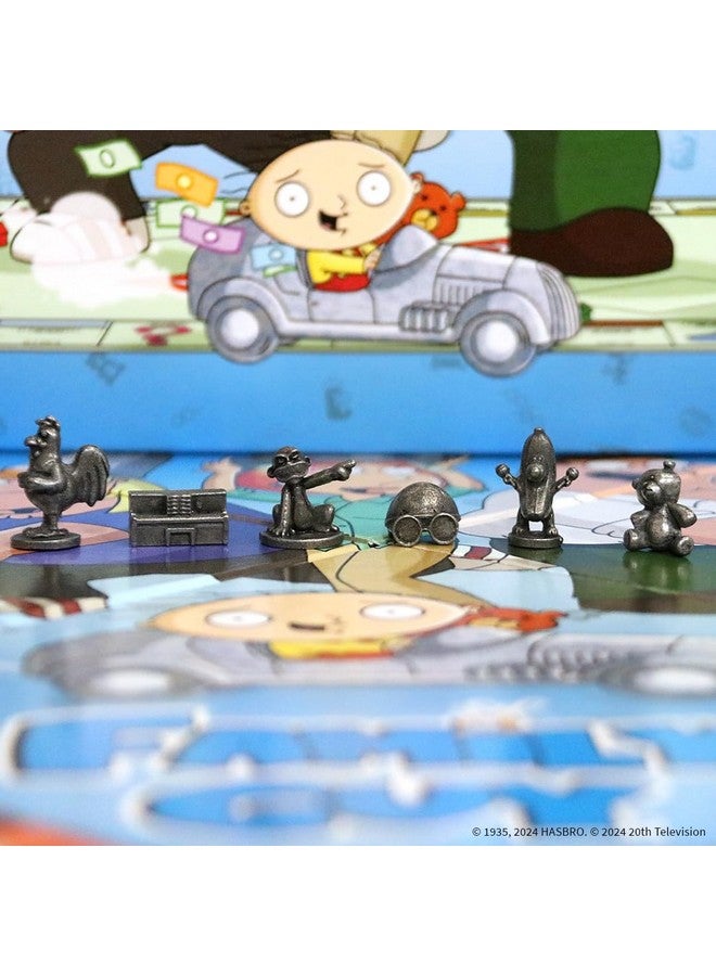USAopoly Monopoly: Family Guy Board Game, Featuring Banana Brian, Giant Chicken, Rupert and More, Buy, Sell, Trade Quahog’s Locations from McBurgertown to Wild West Ranch, Officially Licensed Family Guy Game - Image 5