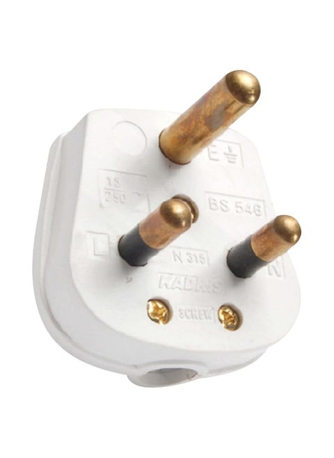 Electric Plug Top 15 Amp Round Pin