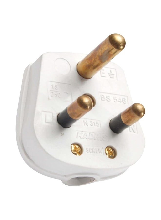 KADRIS - Electric Plug Top 15 Amp Round Pin - Image 1