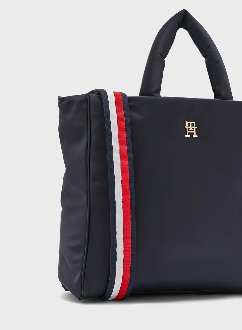 TOMMY HILFIGER Flow Top Handle Tote Bag