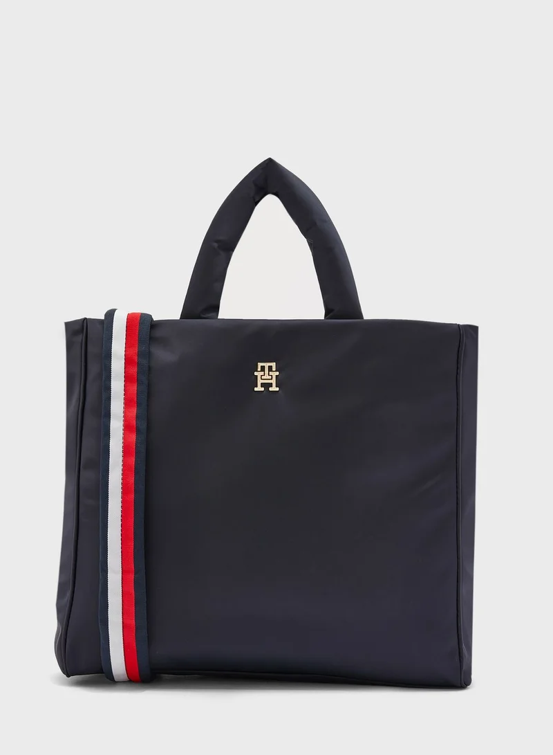 TOMMY HILFIGER Flow Top Handle Tote Bag