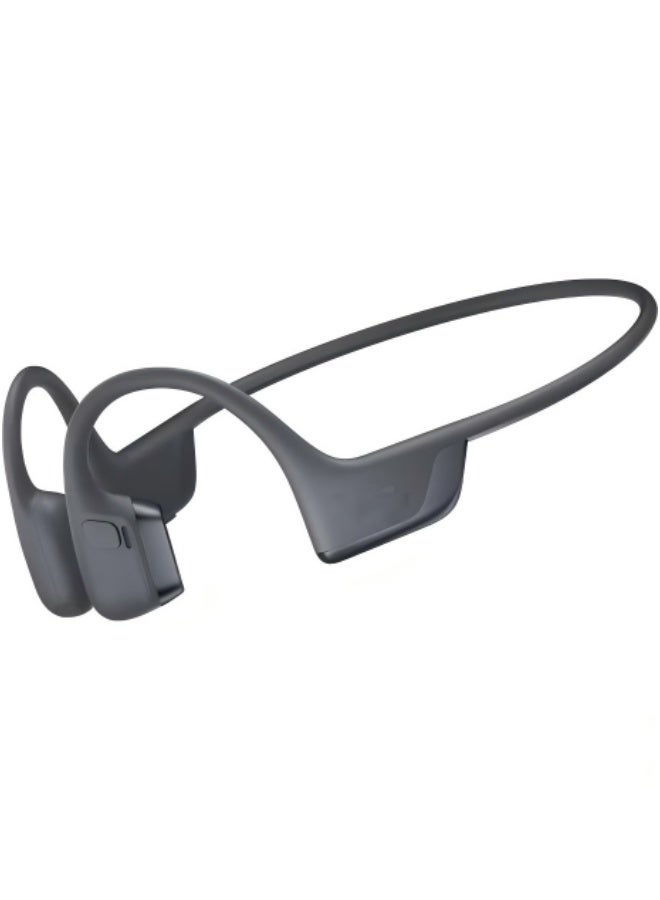 New OpenRun Pro 2 - Open-Ear, Bone Conduction Sport Headphones - with Reflective Strip - Sweat Resistant, Workout Headphones - Secure, Wireless, Comfortable Fit-Deep Bass and Smart Mic App Black - Image 1