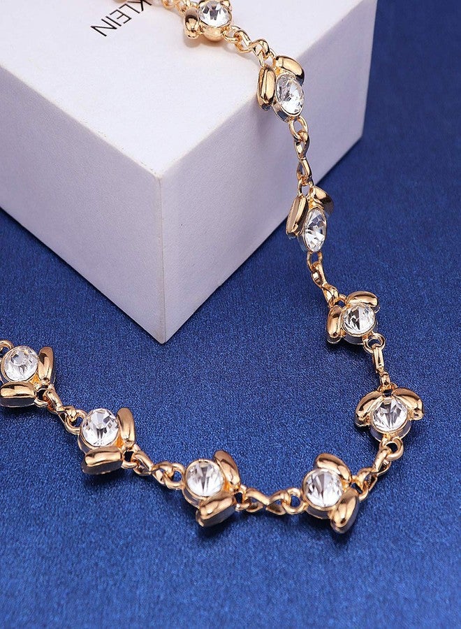 Suyi Gold Chain Belts for Women Rhinestone Waist Chain for Dress 105CM Gold - Image 3