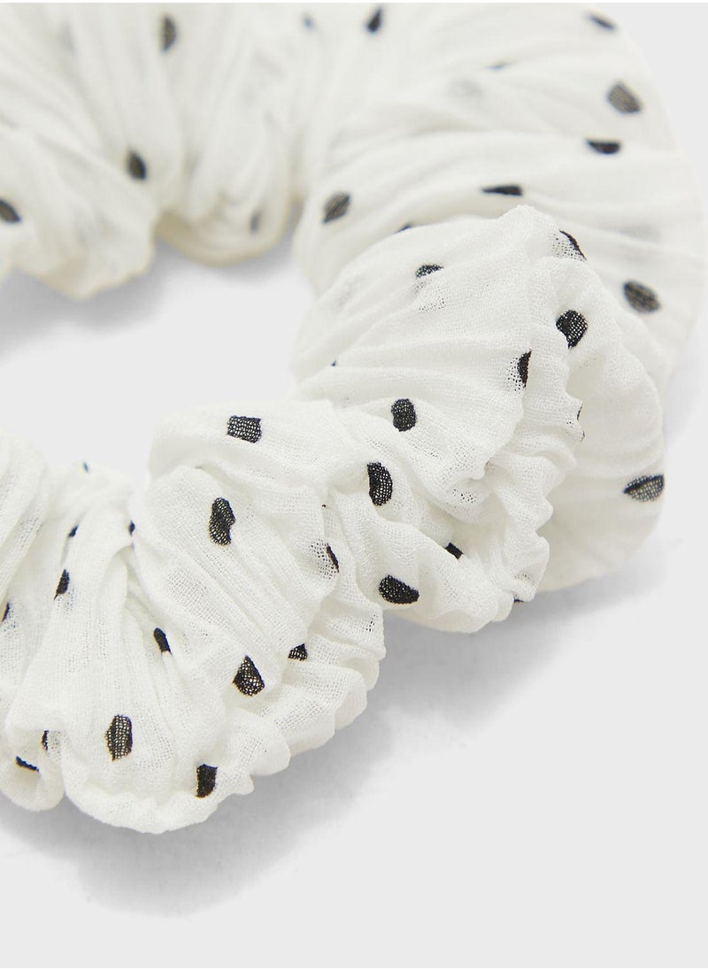Claires Kids Polka Dots Scrunchie  - Image 2