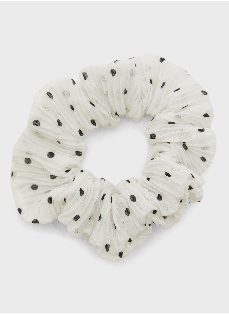 Claires Kids Polka Dots Scrunchie  - Image 1