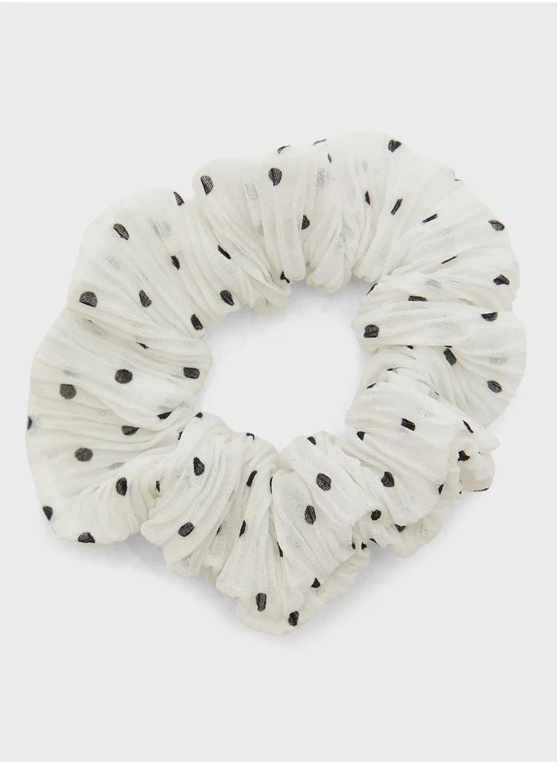 Claires Kids Polka Dots Scrunchie