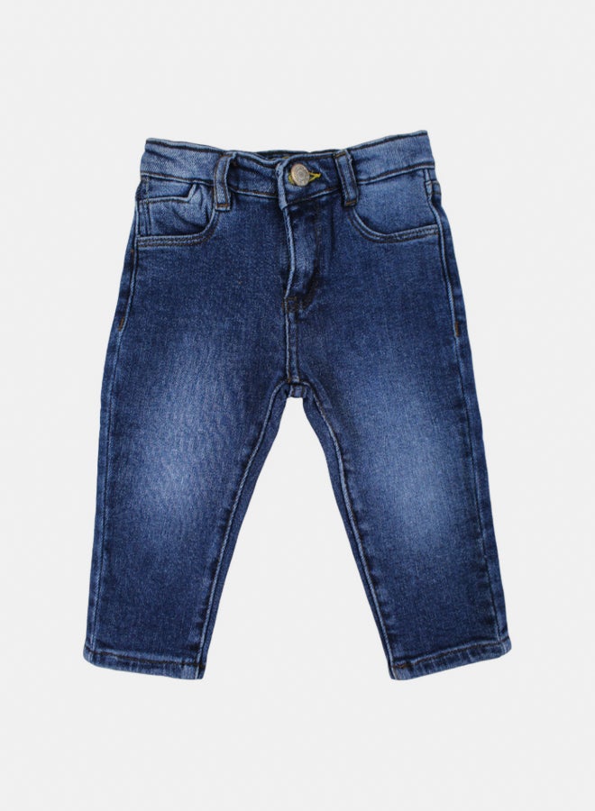 Solang Baby Boys Dark Wash Jeans - Image 1