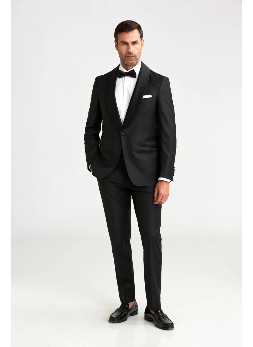 Bisse Shawl Lapel Tuxedo Black SM23Y22203_D99