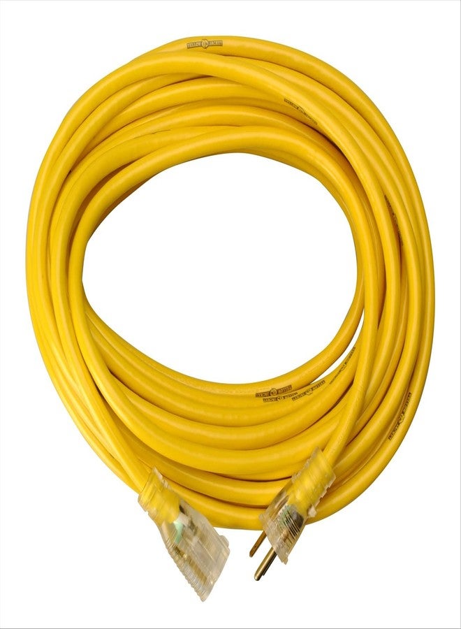 Yellow Jacket Woods (7.6m) - Yellow Jacket 2883 12/3 Heavy-Duty 15-Amp SJTW Contractor Extension Cord with Lighted Ends, 7.6m - Image 1