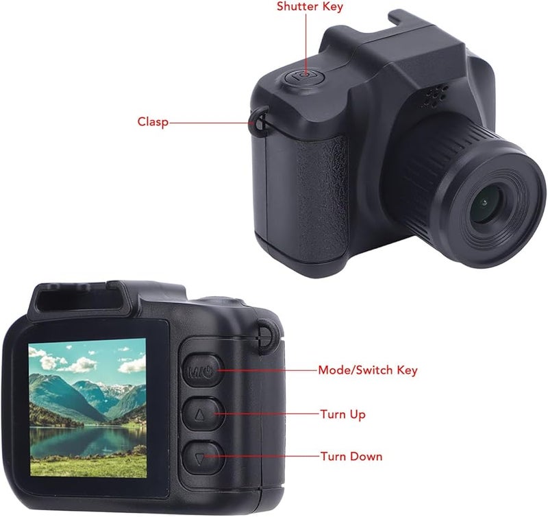 Thumb Sized 1080P Mini Camera With Fill Light Filters 1 3 Inch Display OTG Support - Image 4