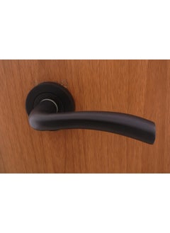 Azm Hırdavat Azm Hardware Marmara Matte Black Badge Door Handle Yale  - Image 3