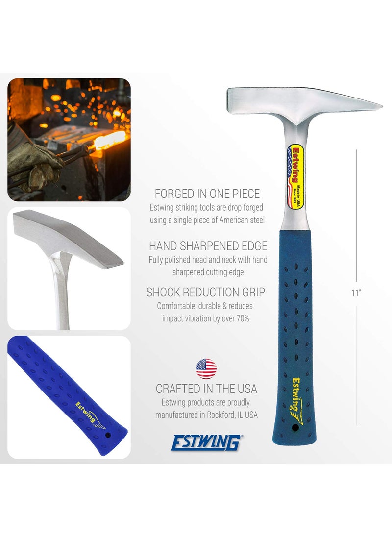 Estwing ESTWING Tinner's Hammer - 12 oz Sheet Metal Hammer with Forged Steel Construction & Shock Reduction Grip - T3-12  - Image 5