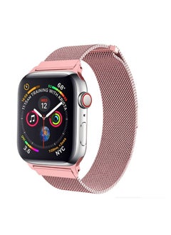 ELTRAZONE Milanese Loop Stainless Steel Alloy Replacement Strap Band for Apple iWatch Series SE/6/5/4/3/2/1 42-44mm