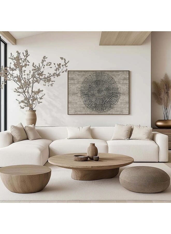 Home Gallery Innovation Lines Abstract Geometric Printed Framed Wall Art - Image 2