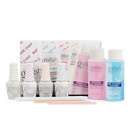 Gelish طقم جلش ميني الأساسي الكامل لطلاء الأظافر - Image 1