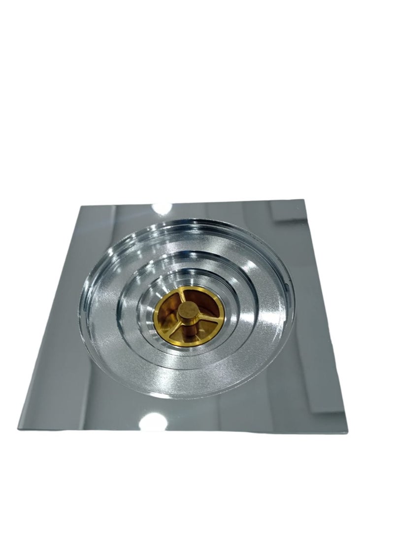 D&N "Invisible Elegance: Square Bathroom Shower Drain with Tile Insert and Concealed Floor Drain" - Image 3