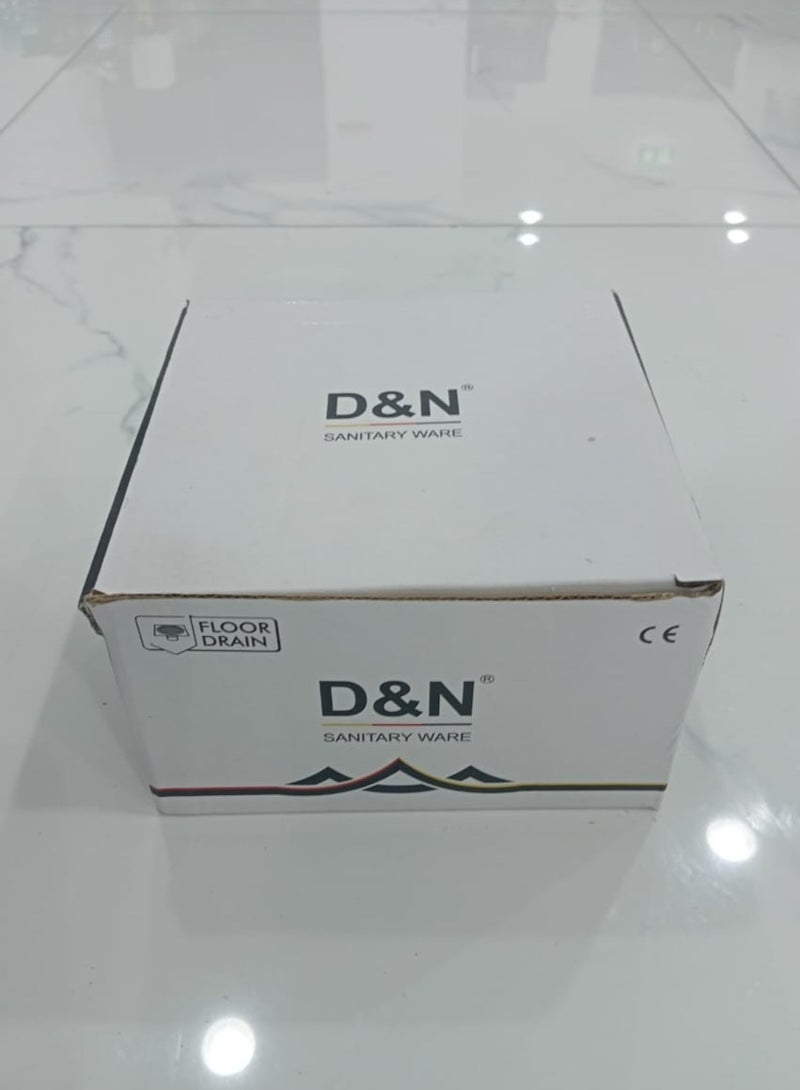 D&N "Invisible Elegance: Square Bathroom Shower Drain with Tile Insert and Concealed Floor Drain" - Image 5