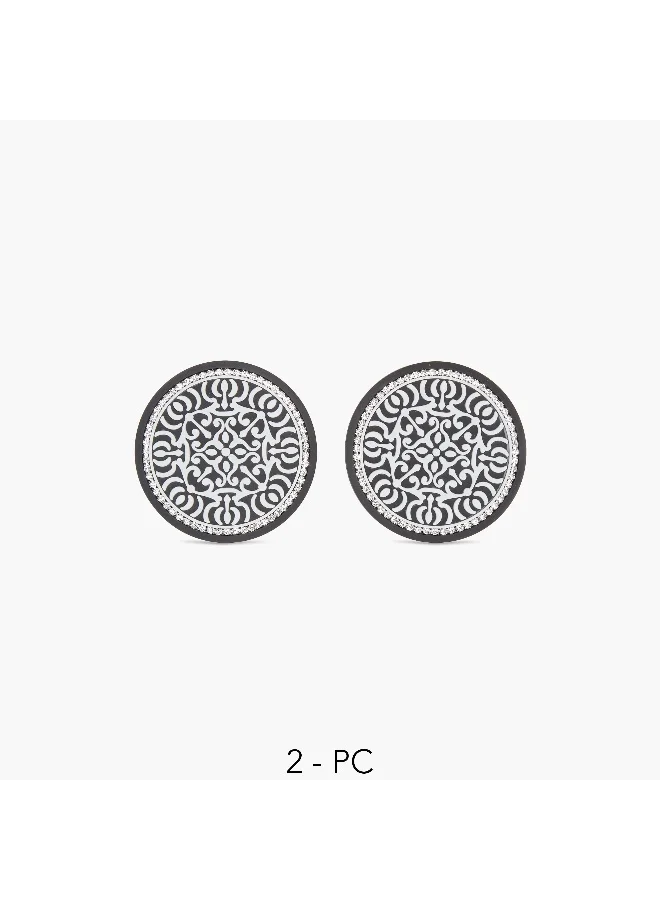 Findz Findz Embellished Car Cup Holder Coaster - Set of 2