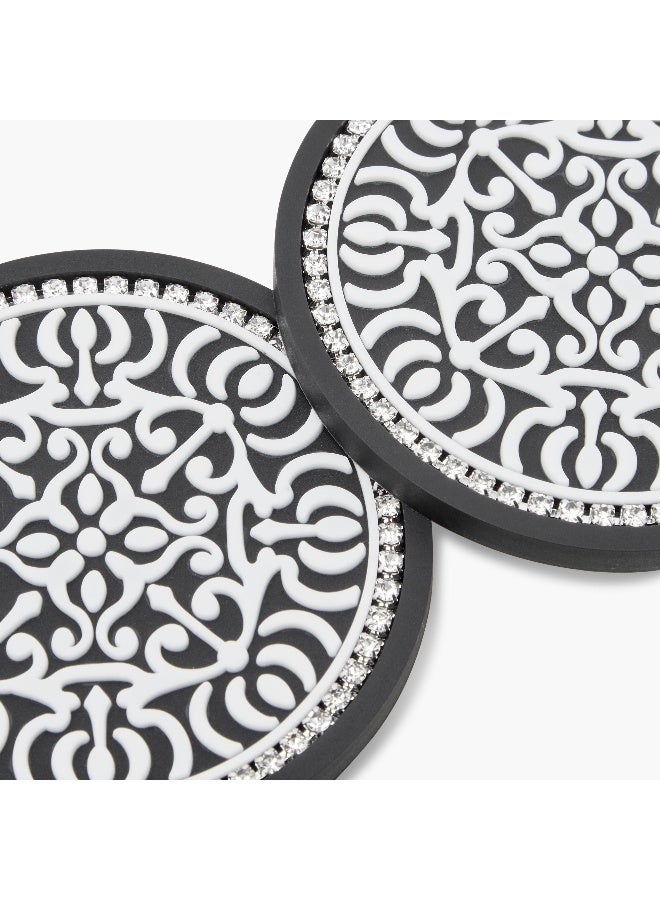 Findz Embellished Car Cup Holder Coaster - Set of 2 - Image 4