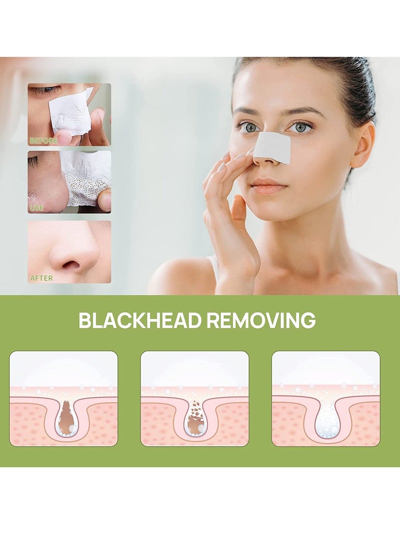 LANBENA LANBENA Blackhead Mask with 60 pcs Strips, Blackhead Remover Peel off Mask, Nose Plants Pore Cleanser Purifying Face Mask(1.05oz/30g)  - Image 5