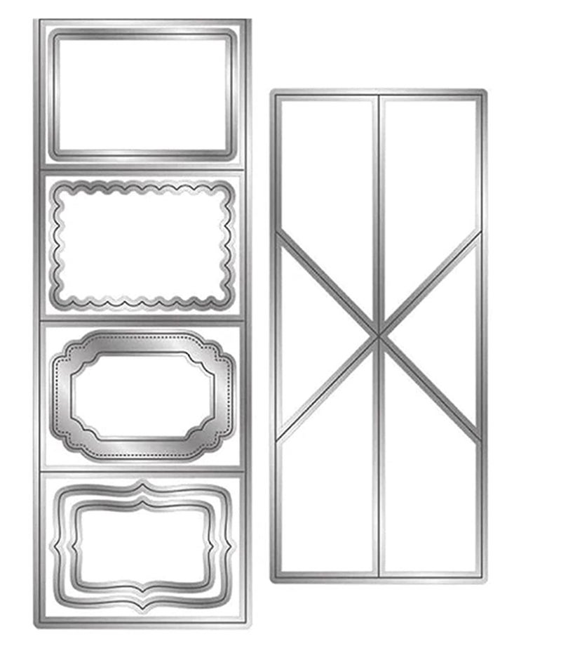 Mvchifay Mvchifay Cutting Dies Metal Stencils Scrapbooking Tool DIY Craft Carbon Steel Embossing Template for Paper Card Making Pop Up Card
